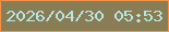 文字の大きさ：3、枠の色：f59249、背景の色：887d55、文字の色：b7e7e4 無料ブログパーツのブログ時計