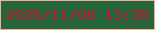 文字の大きさ：5、枠の色：f5ae90、背景の色：256539、文字の色：c41233 無料ブログパーツのブログ時計