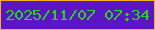 文字の大きさ：3、枠の色：f5b226、背景の色：5c15c4、文字の色：27d421 無料ブログパーツのブログ時計