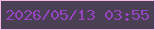 文字の大きさ：2、枠の色：f5bae5、背景の色：494053、文字の色：9844c2 無料ブログパーツのブログ時計