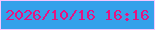 文字の大きさ：3、枠の色：f5c7ff、背景の色：34a1ea、文字の色：e71281 無料ブログパーツのブログ時計