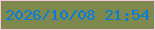 文字の大きさ：5、枠の色：f5c8dd、背景の色：80894d、文字の色：037cdb 無料ブログパーツのブログ時計