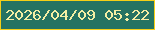 文字の大きさ：1、枠の色：f5cf17、背景の色：257362、文字の色：f4efa4 無料ブログパーツのブログ時計