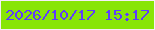 文字の大きさ：3、枠の色：f5eef9、背景の色：88e507、文字の色：5e3cfd 無料ブログパーツのブログ時計