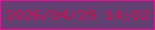 文字の大きさ：2、枠の色：f60795、背景の色：624071、文字の色：c81155 無料ブログパーツのブログ時計
