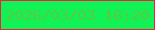 文字の大きさ：2、枠の色：f61c41、背景の色：11f257、文字の色：5acb3f 無料ブログパーツのブログ時計