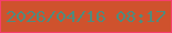 文字の大きさ：3、枠の色：f63d6e、背景の色：cf522d、文字の色：518a7c 無料ブログパーツのブログ時計