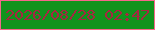 文字の大きさ：1、枠の色：f6668b、背景の色：11931d、文字の色：a72641 無料ブログパーツのブログ時計