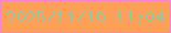 文字の大きさ：4、枠の色：f685cc、背景の色：fca058、文字の色：a0c29c 無料ブログパーツのブログ時計