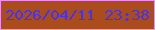 文字の大きさ：3、枠の色：f68cf2、背景の色：aa4c1c、文字の色：4331f4 無料ブログパーツのブログ時計