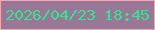 文字の大きさ：1、枠の色：f6a6b0、背景の色：997796、文字の色：31e68f 無料ブログパーツのブログ時計