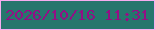 文字の大きさ：2、枠の色：f6adf0、背景の色：26766d、文字の色：930f85 無料ブログパーツのブログ時計
