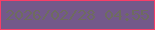 文字の大きさ：3、枠の色：f73e68、背景の色：73598a、文字の色：6e6c5f 無料ブログパーツのブログ時計