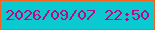 文字の大きさ：3、枠の色：f7631a、背景の色：0bc9d0、文字の色：b80a7e 無料ブログパーツのブログ時計