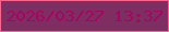 文字の大きさ：5、枠の色：f7678d、背景の色：7e2e60、文字の色：a30560 無料ブログパーツのブログ時計
