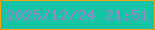 文字の大きさ：1、枠の色：f7a412、背景の色：14c4a4、文字の色：9a85cb 無料ブログパーツのブログ時計