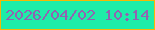 文字の大きさ：4、枠の色：f7b802、背景の色：1eeda8、文字の色：9263b1 無料ブログパーツのブログ時計