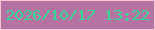 文字の大きさ：4、枠の色：f7c7d2、背景の色：b772a4、文字の色：34d793 無料ブログパーツのブログ時計