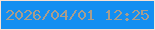文字の大きさ：3、枠の色：f7e2d5、背景の色：138ff1、文字の色：a89d8d 無料ブログパーツのブログ時計