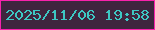 文字の大きさ：2、枠の色：f822ac、背景の色：3f253e、文字の色：3dc8c4 無料ブログパーツのブログ時計