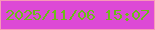 文字の大きさ：1、枠の色：f898b9、背景の色：dd49d6、文字の色：6cbb1a 無料ブログパーツのブログ時計