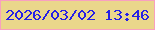 文字の大きさ：3、枠の色：f8a0bf、背景の色：ead78b、文字の色：2520e6 無料ブログパーツのブログ時計