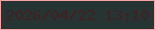 文字の大きさ：3、枠の色：f8a2a4、背景の色：273434、文字の色：412020 無料ブログパーツのブログ時計