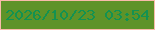 文字の大きさ：2、枠の色：f8bbaa、背景の色：5e9329、文字の色：139251 無料ブログパーツのブログ時計