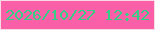 文字の大きさ：3、枠の色：f8dae5、背景の色：fa5fa7、文字の色：35d086 無料ブログパーツのブログ時計