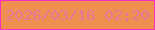 文字の大きさ：3、枠の色：f92dbf、背景の色：ef8f50、文字の色：e2799c 無料ブログパーツのブログ時計