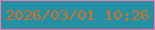 文字の大きさ：1、枠の色：f97cae、背景の色：2490a3、文字の色：d86e26 無料ブログパーツのブログ時計