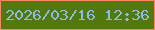 文字の大きさ：5、枠の色：f98663、背景の色：53780d、文字の色：8dbbe2 無料ブログパーツのブログ時計