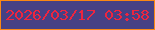 文字の大きさ：1、枠の色：f98813、背景の色：464184、文字の色：ed253f 無料ブログパーツのブログ時計