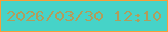 文字の大きさ：1、枠の色：f99d38、背景の色：46d3c8、文字の色：b19d5b 無料ブログパーツのブログ時計