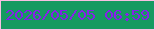 文字の大きさ：2、枠の色：f9c0e3、背景の色：169a61、文字の色：8620e9 無料ブログパーツのブログ時計