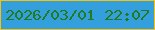 文字の大きさ：2、枠の色：f9c208、背景の色：349fdd、文字の色：247a1e 無料ブログパーツのブログ時計
