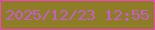 文字の大きさ：5、枠の色：fa41c3、背景の色：8d7d27、文字の色：c85ccf 無料ブログパーツのブログ時計