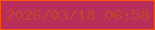 文字の大きさ：4、枠の色：fa540b、背景の色：b92d5a、文字の色：c4452b 無料ブログパーツのブログ時計