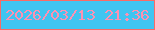 文字の大きさ：4、枠の色：fa6b66、背景の色：40c5f1、文字の色：fe91b2 無料ブログパーツのブログ時計