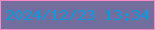 文字の大きさ：1、枠の色：fa89c6、背景の色：726f9f、文字の色：099ae2 無料ブログパーツのブログ時計