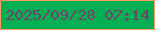 文字の大きさ：4、枠の色：fa9c63、背景の色：06b052、文字の色：74416b 無料ブログパーツのブログ時計