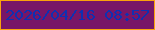 文字の大きさ：3、枠の色：faa30c、背景の色：781667、文字の色：0f30b1 無料ブログパーツのブログ時計