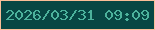 文字の大きさ：1、枠の色：fabd98、背景の色：074644、文字の色：4cb19c 無料ブログパーツのブログ時計