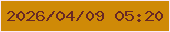 文字の大きさ：1、枠の色：faeaf9、背景の色：cf8a07、文字の色：682825 無料ブログパーツのブログ時計