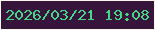 文字の大きさ：5、枠の色：faf6e9、背景の色：36143b、文字の色：49d586 無料ブログパーツのブログ時計