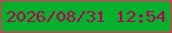 文字の大きさ：3、枠の色：fb2263、背景の色：06b02c、文字の色：b30253 無料ブログパーツのブログ時計