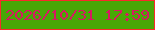 文字の大きさ：5、枠の色：fb292a、背景の色：49a706、文字の色：d81862 無料ブログパーツのブログ時計