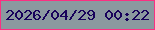 文字の大きさ：4、枠の色：fb3082、背景の色：8b999f、文字の色：18025b 無料ブログパーツのブログ時計