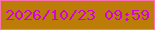 文字の大きさ：3、枠の色：fb71b2、背景の色：bc7c08、文字の色：d003d9 無料ブログパーツのブログ時計