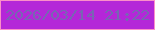 文字の大きさ：5、枠の色：fb8fc9、背景の色：b427d8、文字の色：7865b4 無料ブログパーツのブログ時計